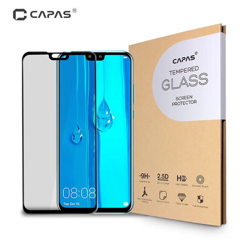 2 шт для Huawei Y9 2019 закаленное стекло полная защитная пленка Enjoy 9 Plus Защитная