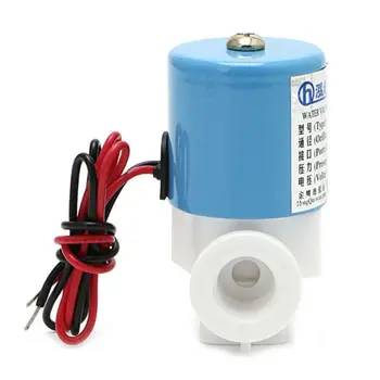 

Practical G1/4" Solenoid Valve Plastic Normally Closed 2 Way 12V DC 0-120PSI 0-0.8MPa Miniature Valves