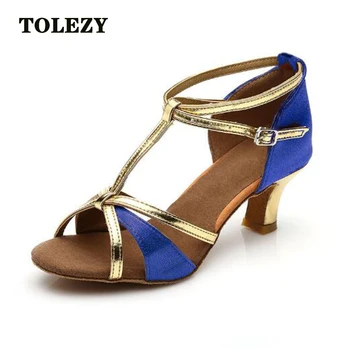 

Women's Latin Dance Shoes Ladies Girls Sneaker Dancing Shoes Woman Jazz Ballroom Salsa Tango Dance Slides Heel 5cm/7cm