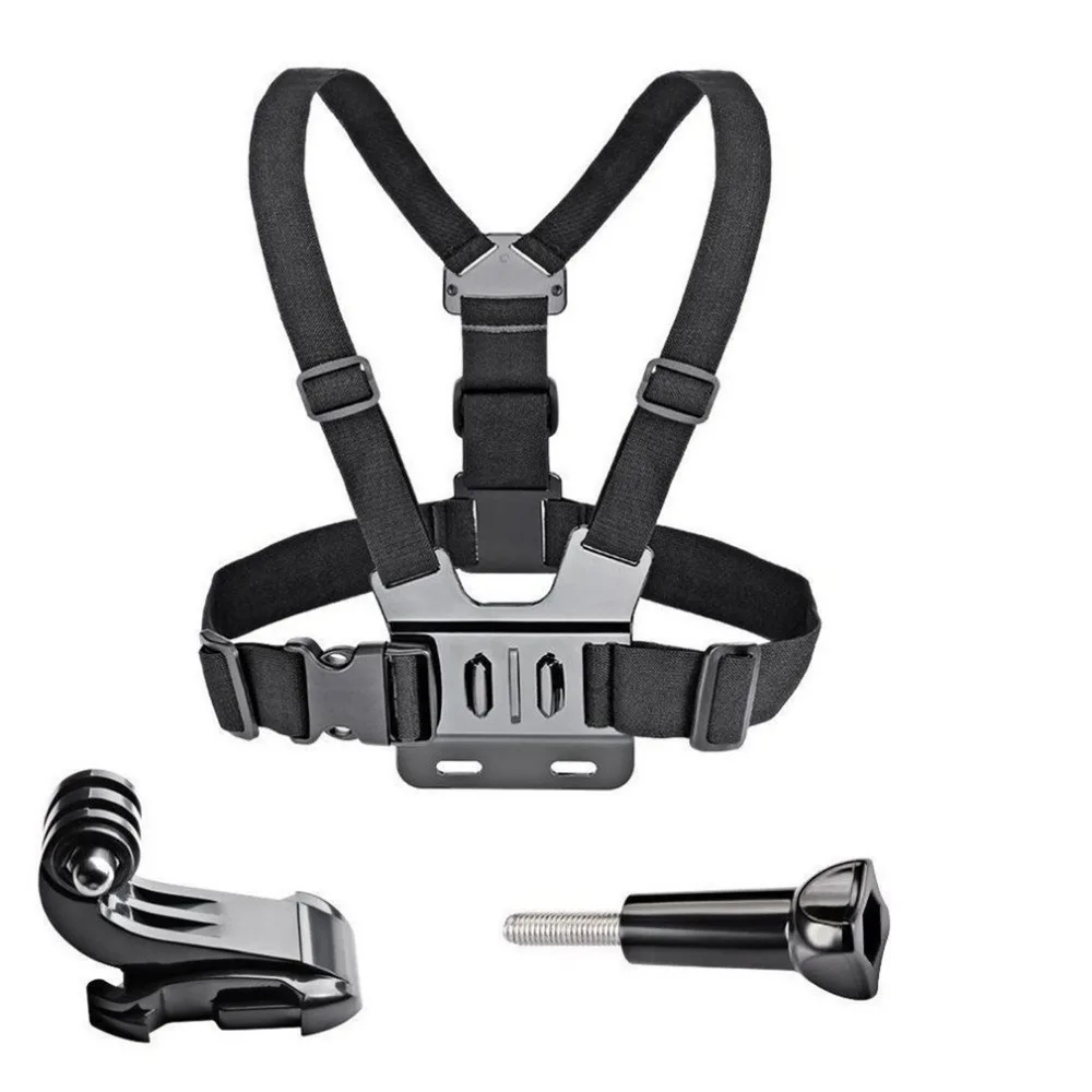 GoPro Accessories Adjustable Chest Mount Harness Chest Strap Belt for GoPro HD Hero 8 7 6 5 4 3+ 3 SJ4000 SJ5000 Sport Camera-0