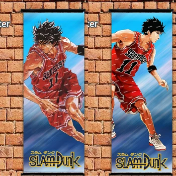 

Anime Poster SLAM DUNK Rukawa Kaede wall scroll painting cool gift 105x40cm Art Prints Home Room Decoration