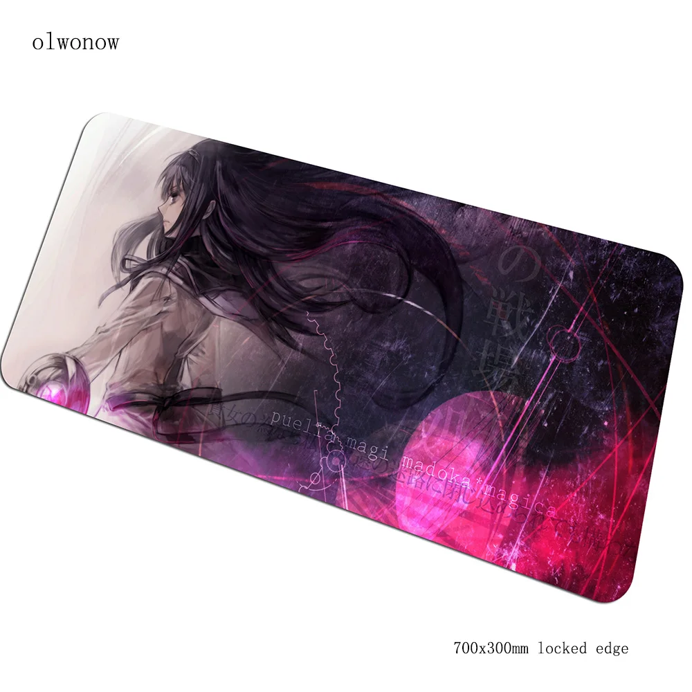 Homura Akemi коврик для мыши геймер подставка для запястья 700x300x2 мм notbook коврик для мыши игровой коврик для мыши милый Лучший коврик для мыши ПК Настольный коврик