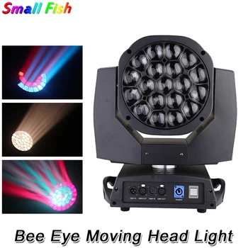 

Bee Eye 19X15W RGBW 4In1 LED Moving Head Beam Light DMX Controller Wash Zoom Light Professional Dj Lighting Effect Stage Light