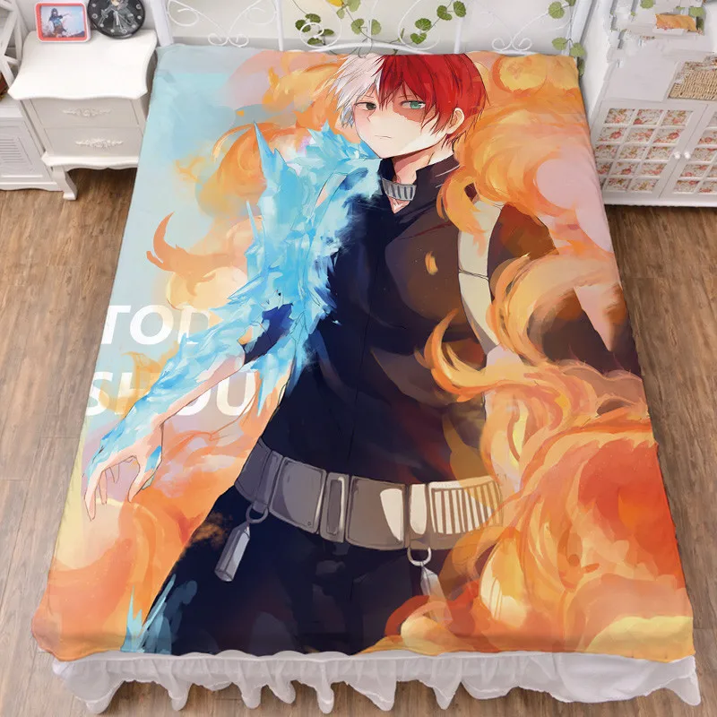 yxxy7 March обновление японского аниме My Hero Academy Boku no Hiro akadelia одеяло летнее одеяло и кровать молочное волокно лист 150x200 см - Цвет: yxxy7