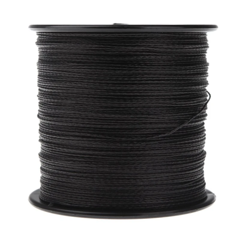 300M 100 LB 0.55 mm Fishing Line Braided Strong PE 4 strand black