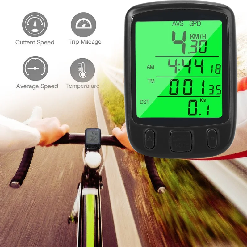 Waterproof 2 Colour 2032 Riding Bicycle Accessory Bicycle Speedometer Bicycle Stopwatch Cycling Odometer Clock