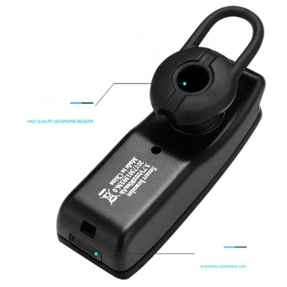 Раздельный подарок 2 в 1 модный умный Браслет Универсальный Будильник Bluetooth наушники сенсорный экран для сердечного ритма Монитор калорий