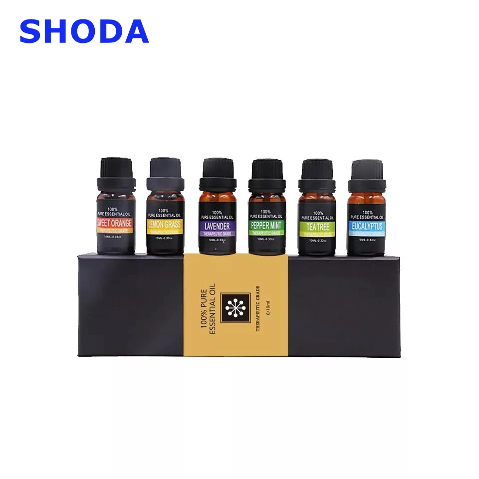 

SHODA 100% Natural Pure Diffuser Essential Oil Aromatherpy Oil Organic Essential Oil With Glass Bottles