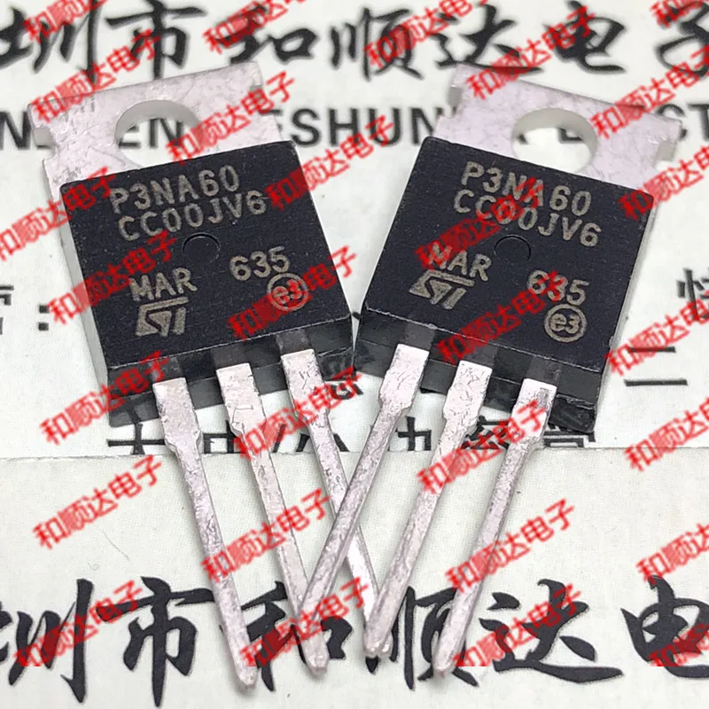 5 шт/P3NA60 STP3NA60 TO-220 600V 2.9A