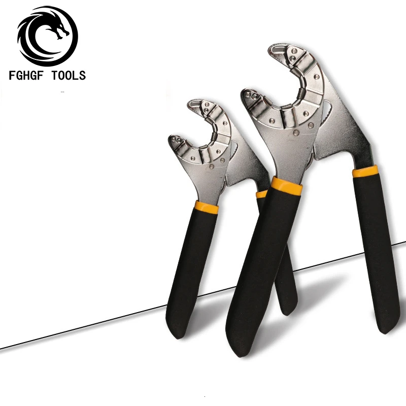 

FGHGF 8 Inch Universal Multi-Function Wrench Adjustable Vintage Hexagon Craftsman Pliers Grip Spanner Tool Hot Sale