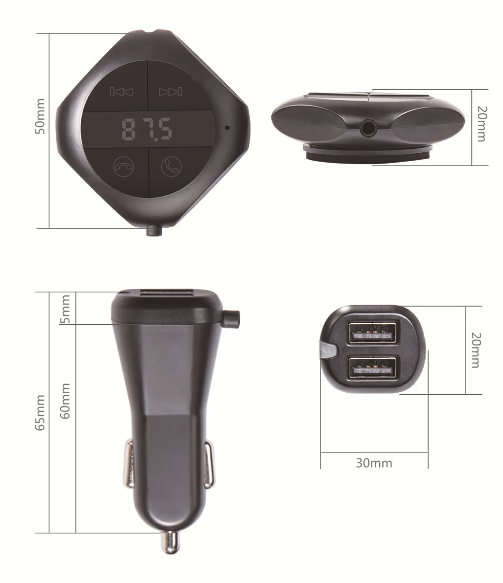 Стиль Q7S Автомобильный MP3 Bluetooth плеер Автомобильный MP3 Автомобильный Bluetooth Hands-free автомобильный комплект MP3