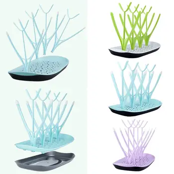 

Bottle Drying Rack Baby Nipple Cup Storage Frame Multi-function Drain Tray