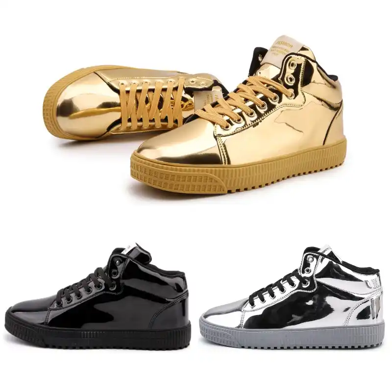 silver glitter gym shoes