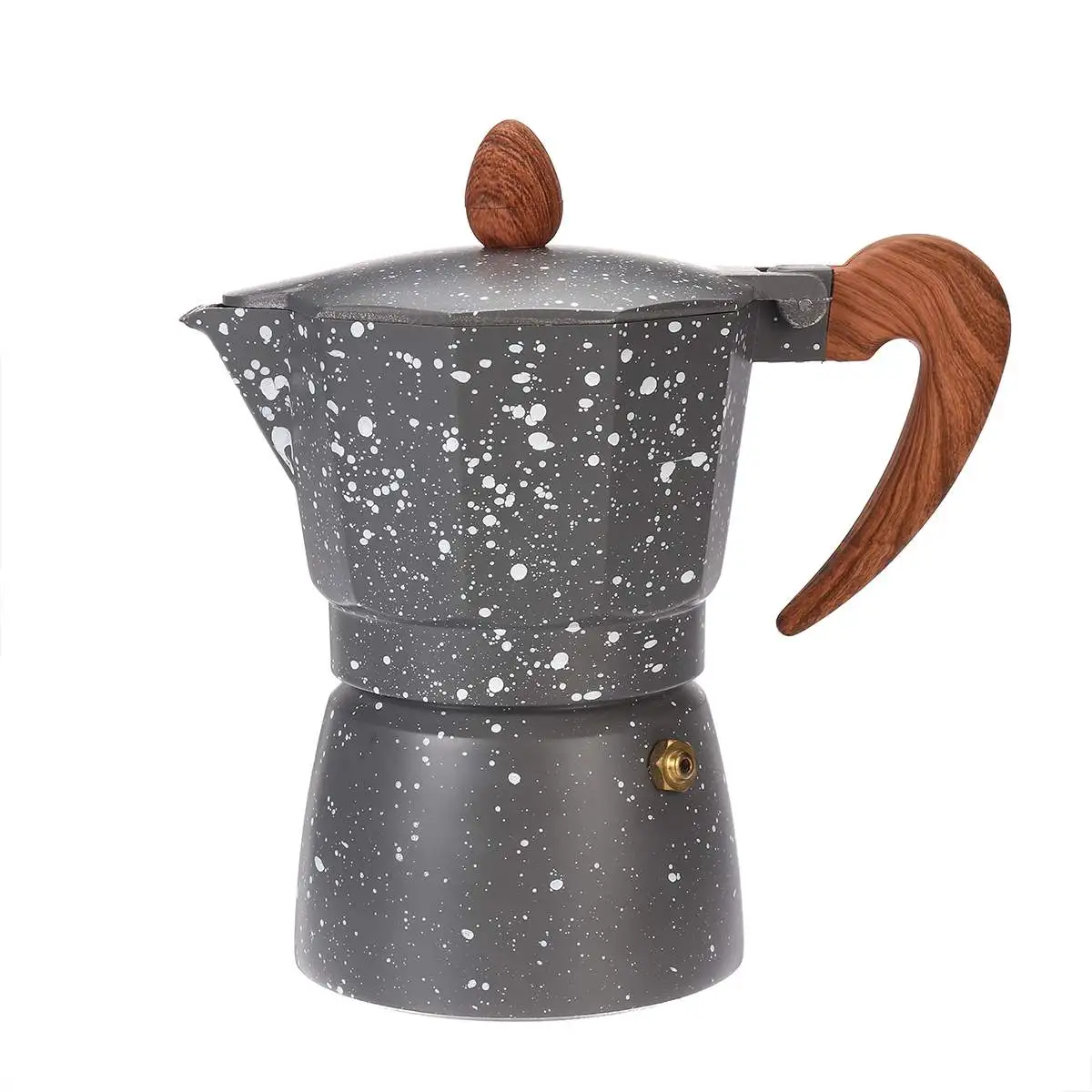 150 мл, 3 чашки, алюминиевая кофеварка, прочная, Mocha Cafeteira, эспрессо, Перколятор, горшок, практичный, Moka, кофейник - Цвет: Затуплённый