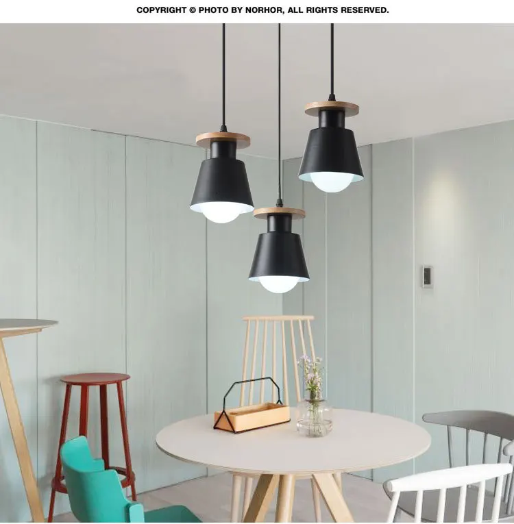 Европа Утюг искусство ресторан Droplight современный краткое спальня ночники индивидуальный корейской трех блюд подвесной светильник