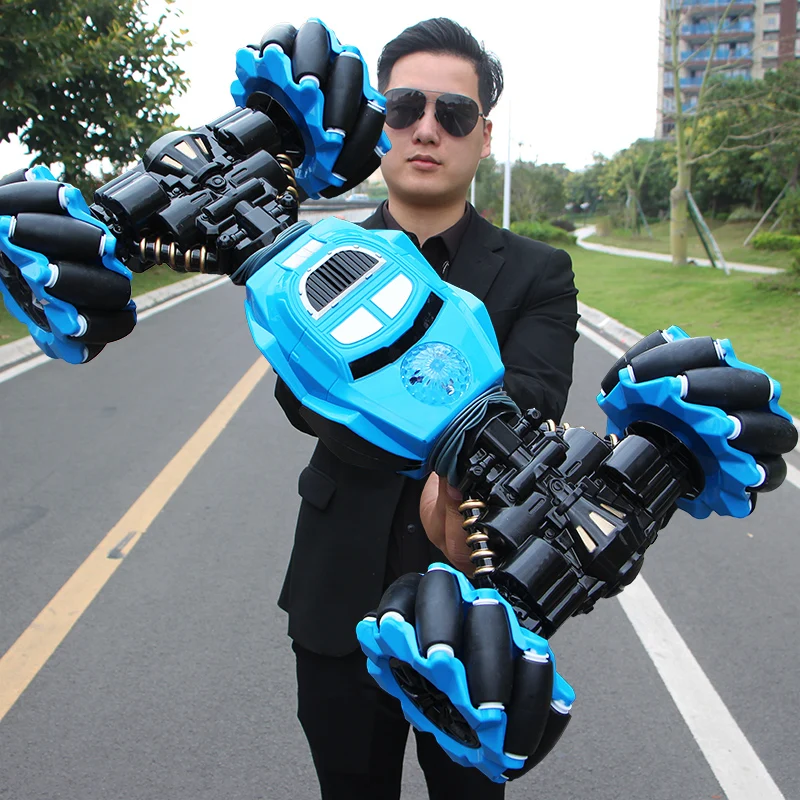 RC Car 4WD Radio Control Stunt Car Gesture Induction Twisting Off-Road Vehicle Light Music Drift Toy High Speed Climbing RC Car