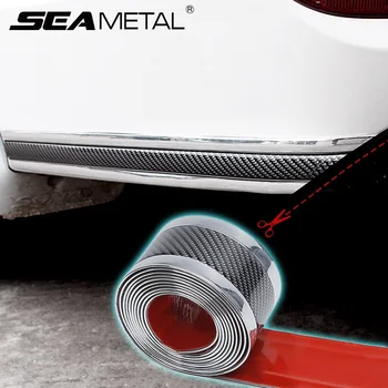 

5D Carbon Fiber Car Stickers Car Full Body Protector Vinyl Universal For Door Sill Trunk Auto Decor Scratch Strip Accessories