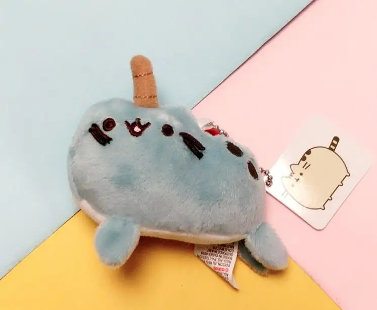 10 шт./лот японский бренд плюшевый Pusheen cat kawaii брелок подвесные игрушки для детей