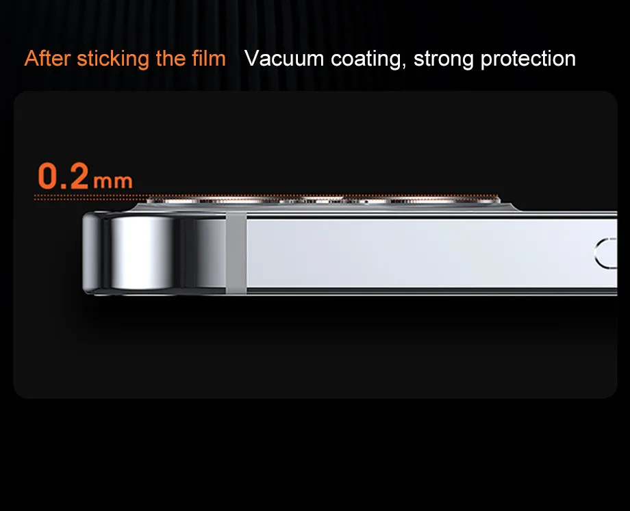 Diamond Glitter Camera Lens Protector On For iPhone 13 12 11 Pro Max Mini Metal Ring Lens Glass On iPhone 13 Pro Max Protective