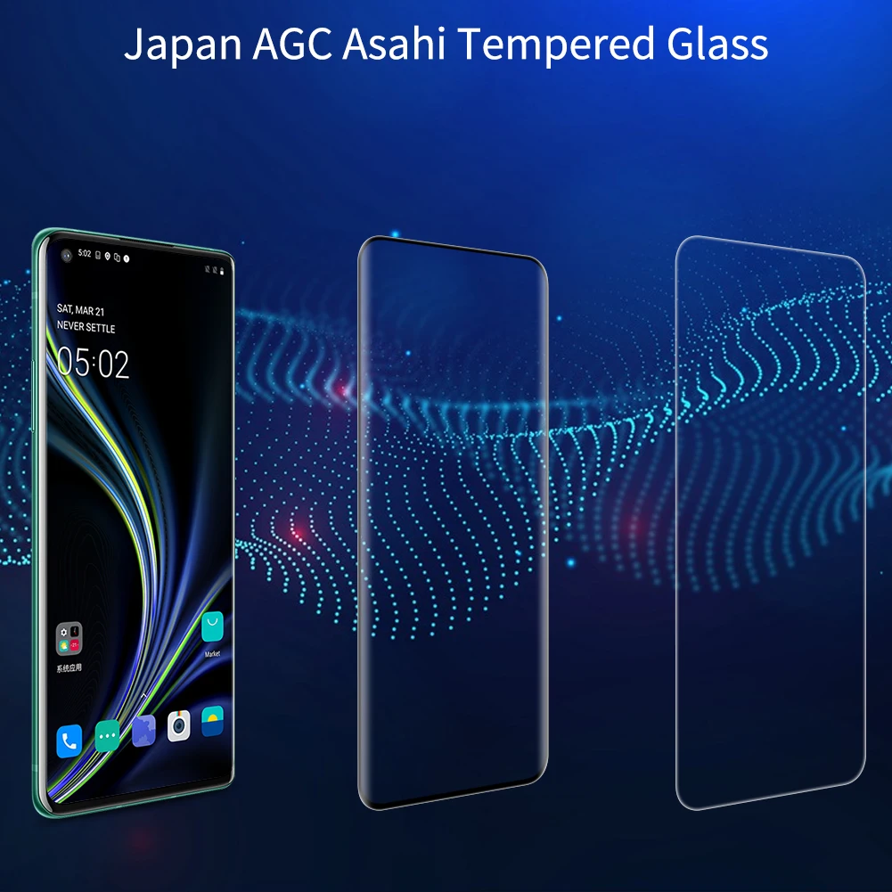 Oneplus 8 Pro Nillkin Amazing 3D DS+ Max Tempered Glass Protector 2