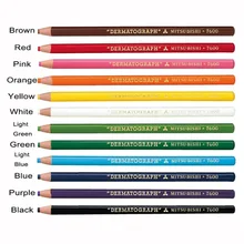 4 шт., карандаш для микропигментации Lapis Mitsubishi, черный, белый, кофейный, коричневый, Mitsubishi, дерматограф, 7600, карандаши для макияжа бровей