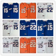 Новинка, высокое качество, все сшитые Джерси Florida#15 TEBOW#22 E. SMITH