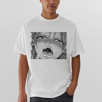 

Eyes T Shirt Men/women Anime Comic Tops Streetwear Hiphop Harajuku Manga Funny Tshirt Prison School Sad Japanese Girl Men Summer