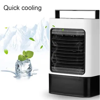 

Spot Portable Air Conditioner Personal Air Cooler Fan Mini Evaporative Cooler Desk Table Fan Quiet Air Circulator Humidifier