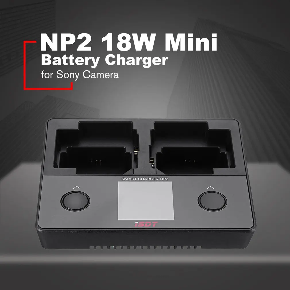 

NP2 1.5A 18W Mini Quick Charging Battery Charger DC Dual Independent Channel for Smart Sony Camera NP-FZ100 NP-FW50 NP-BX1