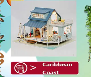Кукольный дом Миниатюрный CUTEBEE с мебели DIY деревянный миниатюрный кукольный домик игрушки для рождества прозрачные летние виллы X003