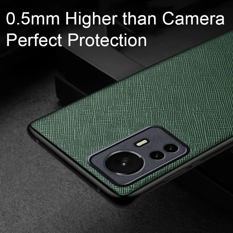 حافظة جلدية فاخرة بنمط متقاطع لهاتف شاومي ، حافظة لهاتف mi 12 pro 12x12t 12s pro ultra lite 5g