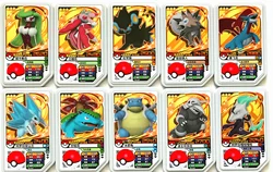 La deuxième façon de jouer: Pokémon GaOle arcade chinois, deux cartes olympiques trois étoiles quatre étoiles 
