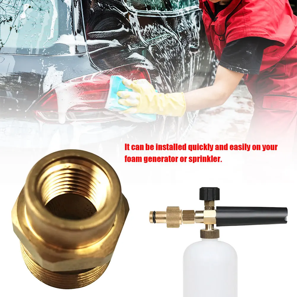 Pressure Brass Snow Washer Adaptor Foam 