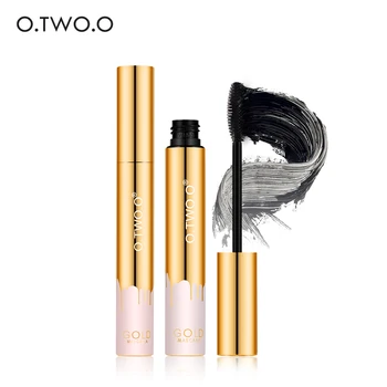 

O.TWO.O 3D Mascara Lengthening Black Lash Eyelash Extension Eye Lashes Brush Beauty Makeup Long-wearing Gold Color Mascara hot