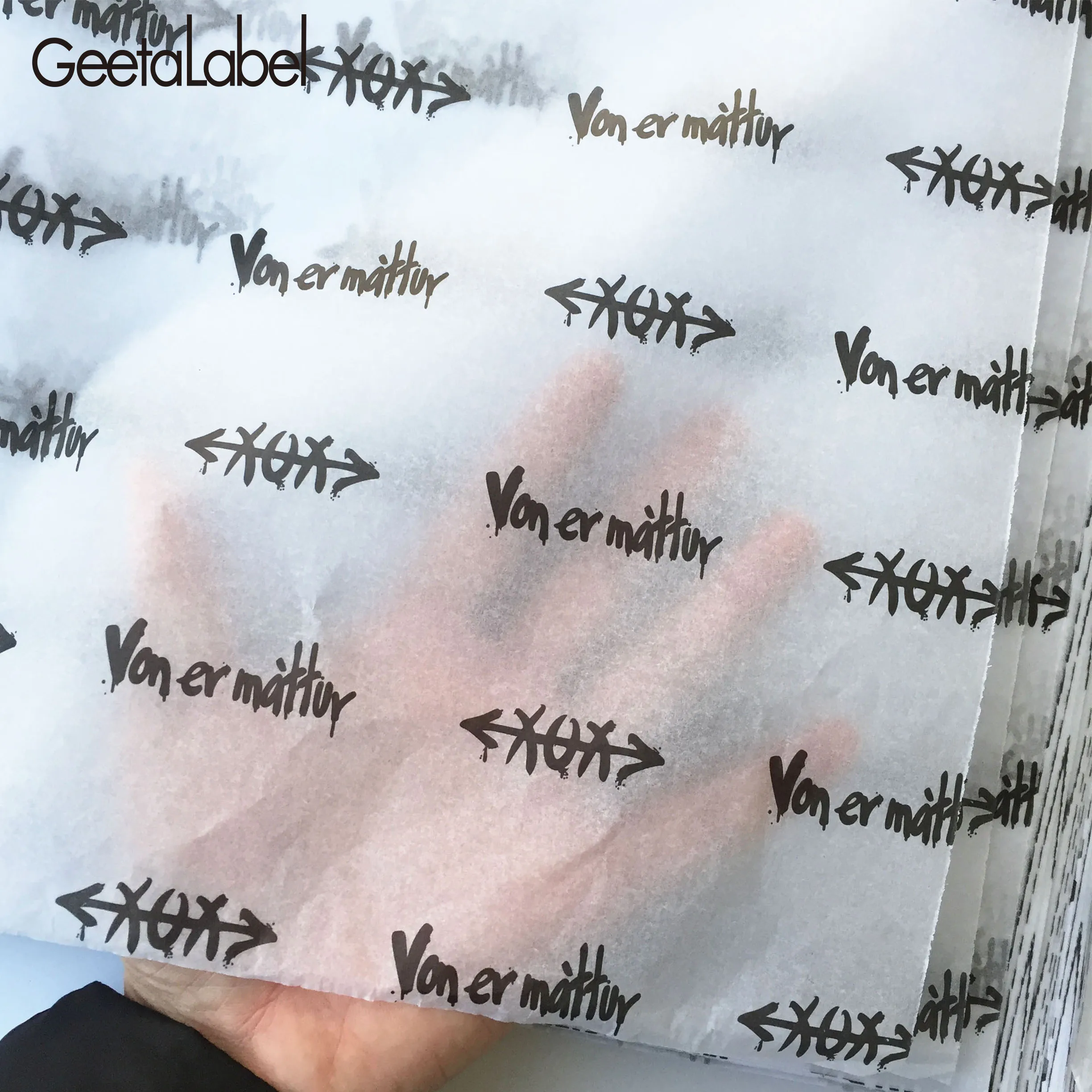 Wrapping Tissue Paper One Color Printing 17gsm 60X42cm for Clothes Gift Shoes Packing