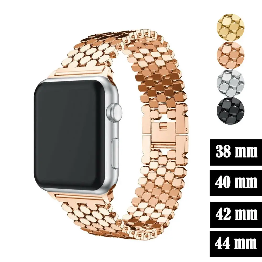 Strap for Apple watch 6 band 44mm 40mm iwatch serice 5 4 3 2 1 Accessories Stainless steel band for apple watch strap 38mm 42mm