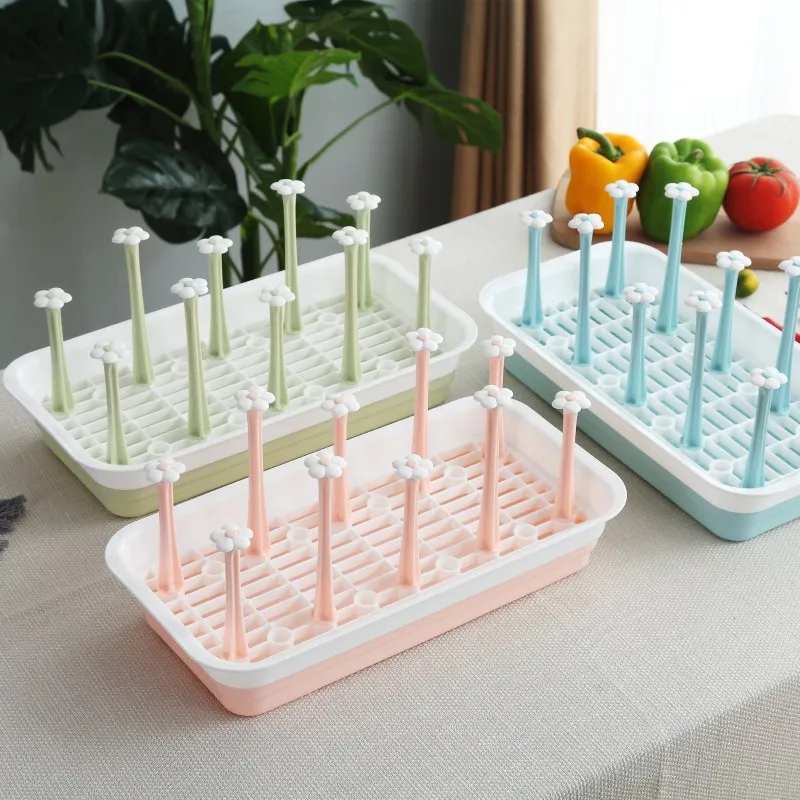 

Bottle Drying Rack Feeding Bottle Storage Rack Drying Rack Feeding Bottle Drying Rack Infants Baby Draining Rack for Feeding Bot