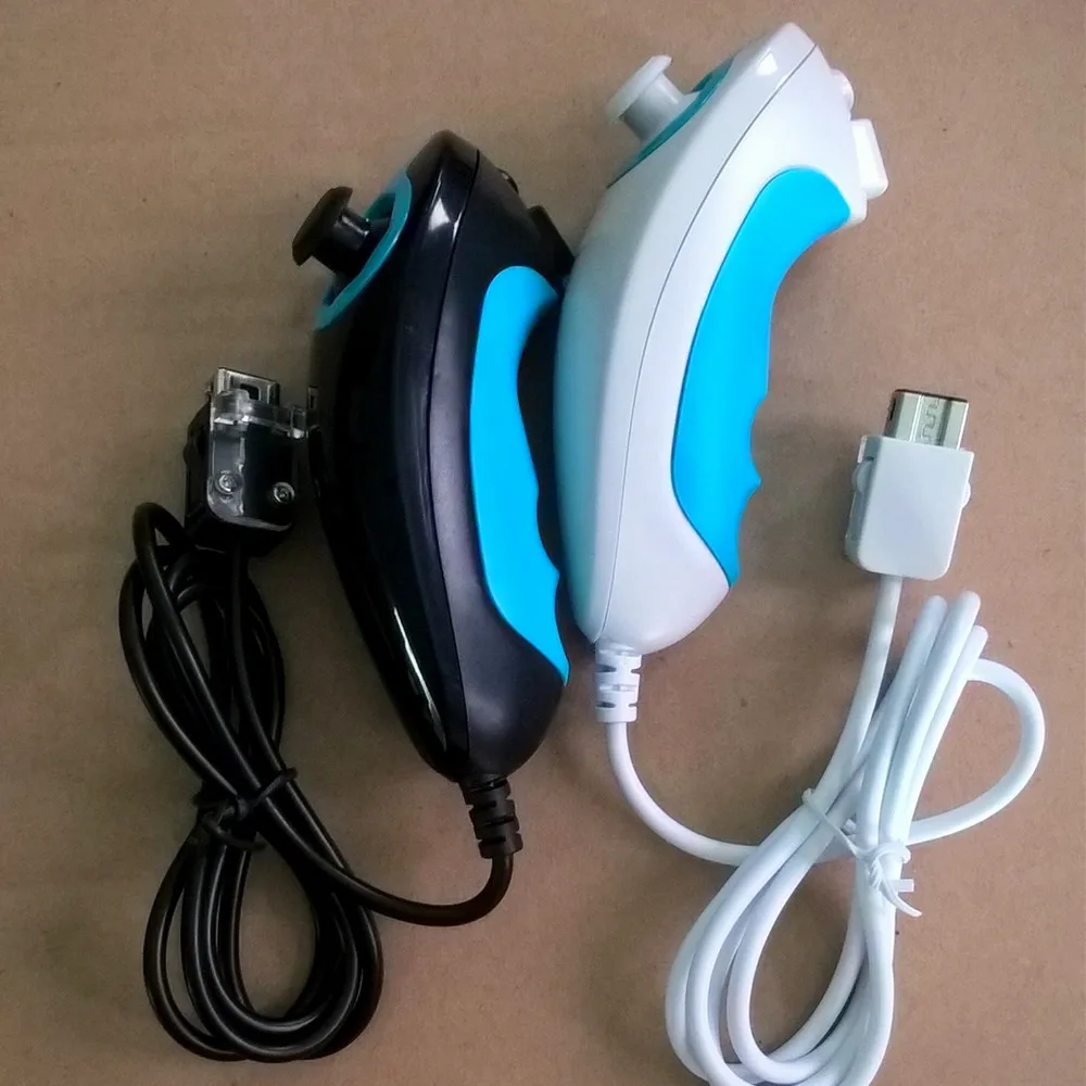 100pcs For N intendo Wii Game Controller Nunchuck Hand Curved Game