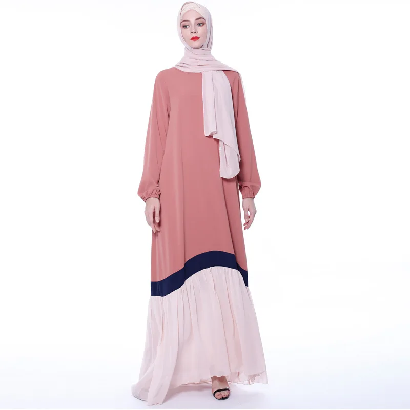 Элегантное мусульманское Полосатое платье abaya Vestidos кардиган-кимоно свободные длинные халаты Jubah Ближний Восток Eid Рамадан исламский