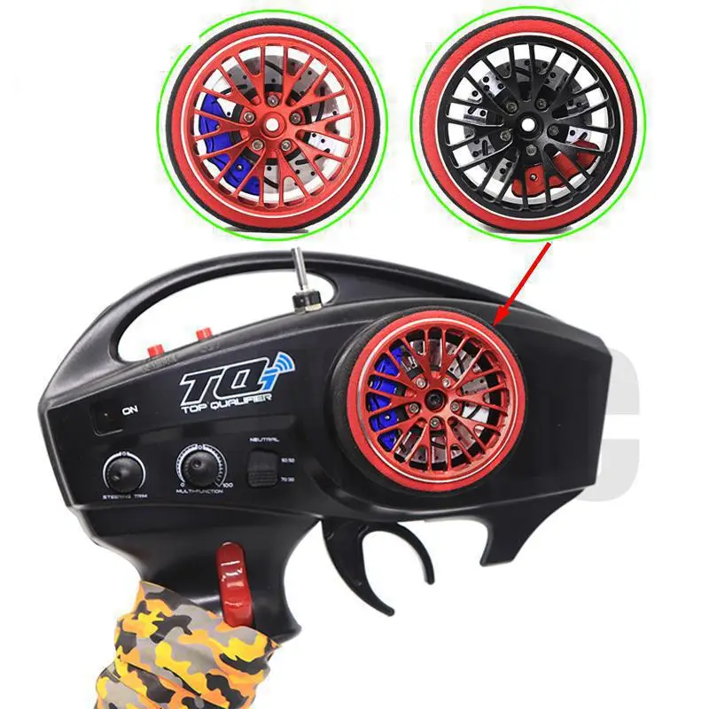 

Metal remote control handwheel for TRX-4 TQI remote control Trax X-maxx Summit E-revo Slash