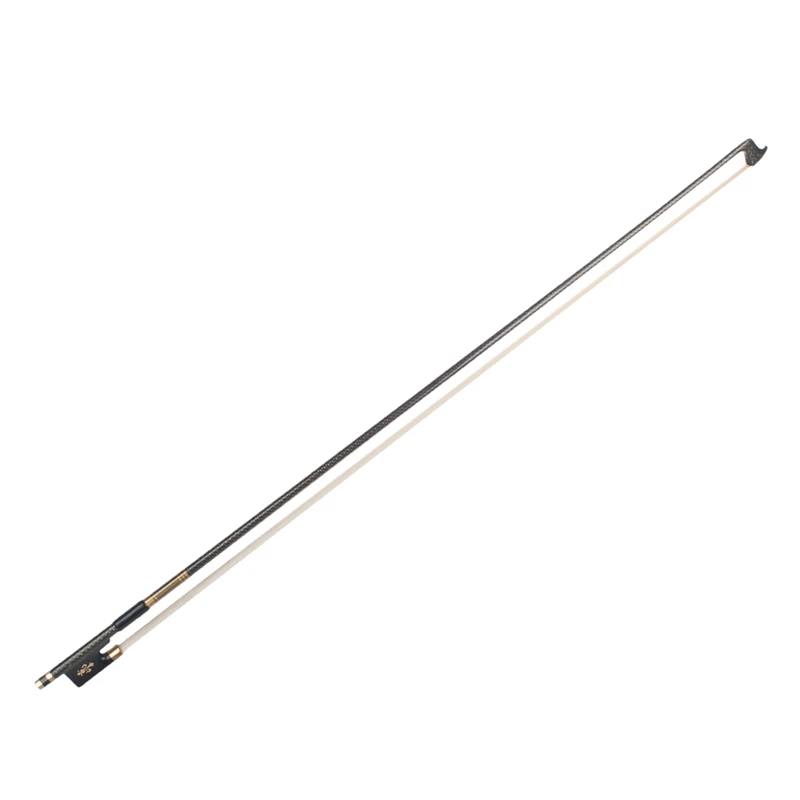 

4/4 Carbon Fiber Violin Bow for 4/4 Violin Golden Braided Ebony Frog Well Balance Violin Parts Accessories