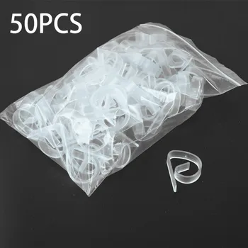

50PCS/lot Clear plastic tablecloth clips tables cover holder cloth clamps useful clips for party picnic wedding prom supplies