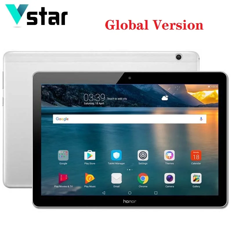 Глобальная Версия Оригинал Huawei MediaPad T3 10 9 6 дюймов 4 аппарат не привязан к