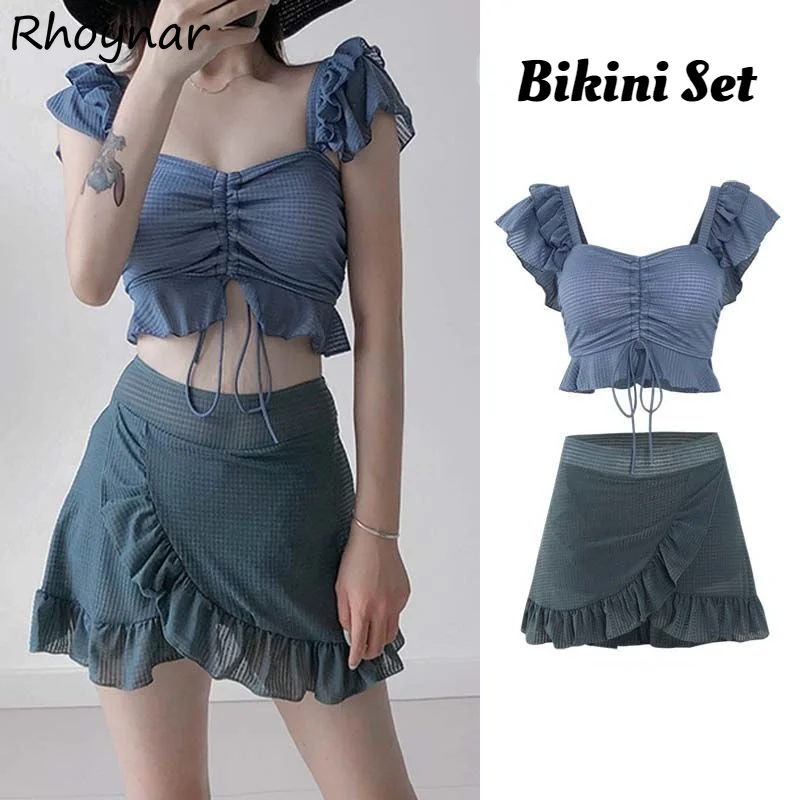 Swimwear Women Korean Cute Bikini Set Swimsuit Korean Korean Cute Swimsuit Women Bikinis