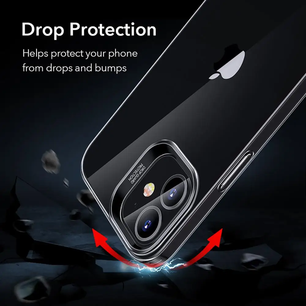 ESR Clear Case for iPhone 12 mini Case for iPhone 12 Pro Max for iPhone 12 Pro Case Ultra Thin Transparent Soft Back Cover Funda