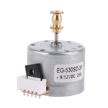 

EG530SD-3F DC5-12V 3-Speed 33/45/78 RPM Adjustable Metal Turntables Motor Copper Sleeve Motor for Turntable Record Player