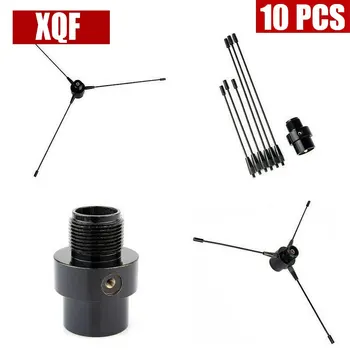 

XQF 10PCS RE-02 Mobile Antenna Ground UHF-F 10-1300MHz For Car Radio for KENWOOD MOTOROLA YAESU ICOM Two Way Radio