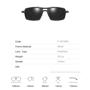 Outdoor Sports Sunglasses for Men Running Driving Fishing HD Polarized Sunglasses Aluminum Frame UV400 Protection 3
