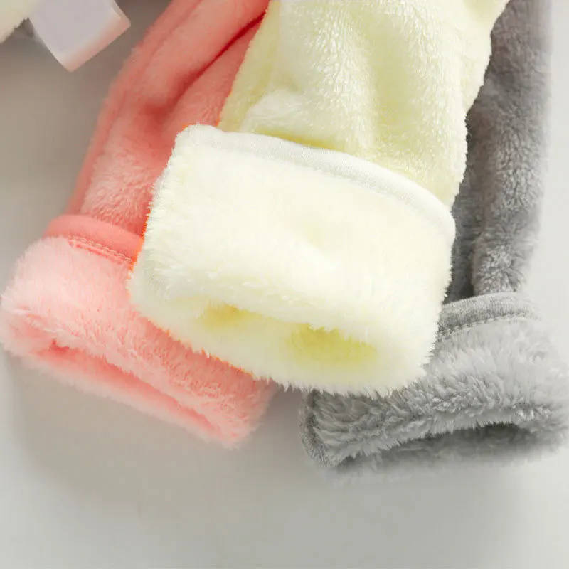 Children's Hooded Bear Girls BOY'S Cute Ear Fleece Coat Top Autumn Warm Wool Sweater Coat
