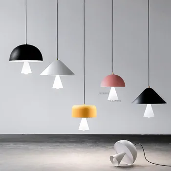 

NEW Nordic LED Pendant Lights Dining Room Macaron Style Lighting Light Fixtures Creative Living Room Decoration Pendant Lamps